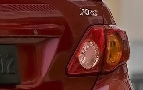 2009 Toyota Corolla front safety FBDG