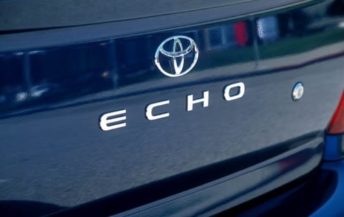 2000 Toyota ECHO exterior FBDG