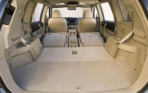 2010 Toyota Highlander interior CARGO