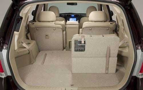 2011 Toyota Highlander interior CARGO