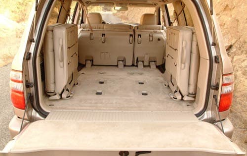 2003 Toyota Land Cruiser interior CARGO