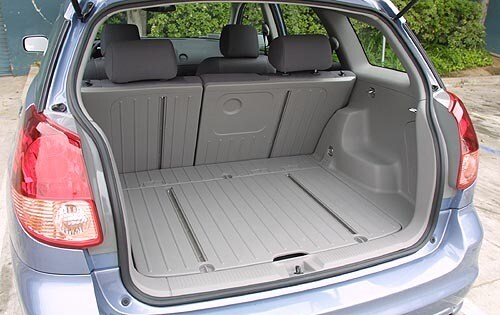 2003 Toyota Matrix interior CARGO