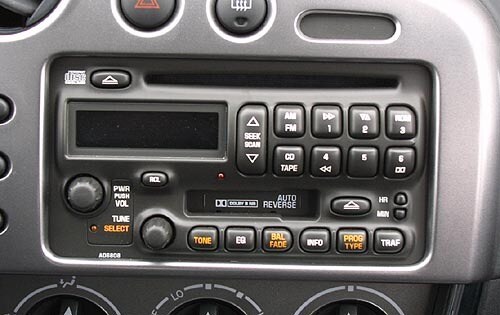 2003 Toyota Matrix interior CC