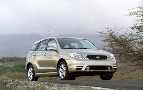 2003 Toyota Matrix interior CARGO