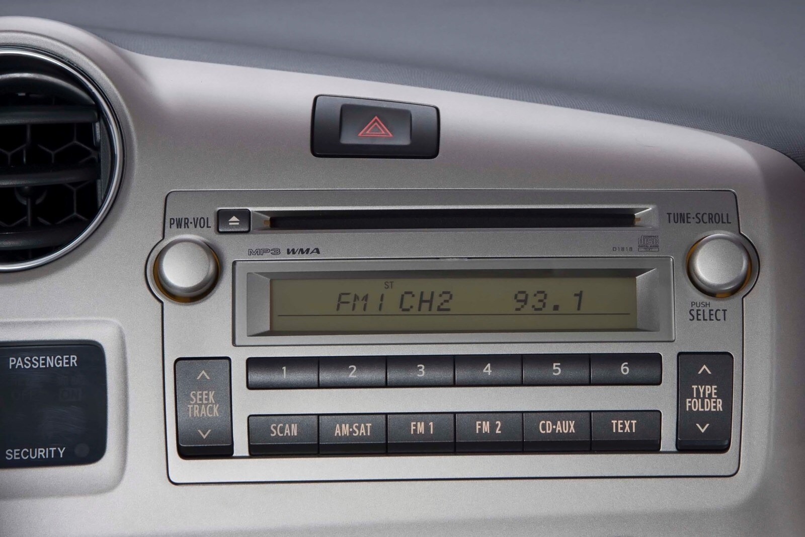 2014 Toyota Matrix interior CC