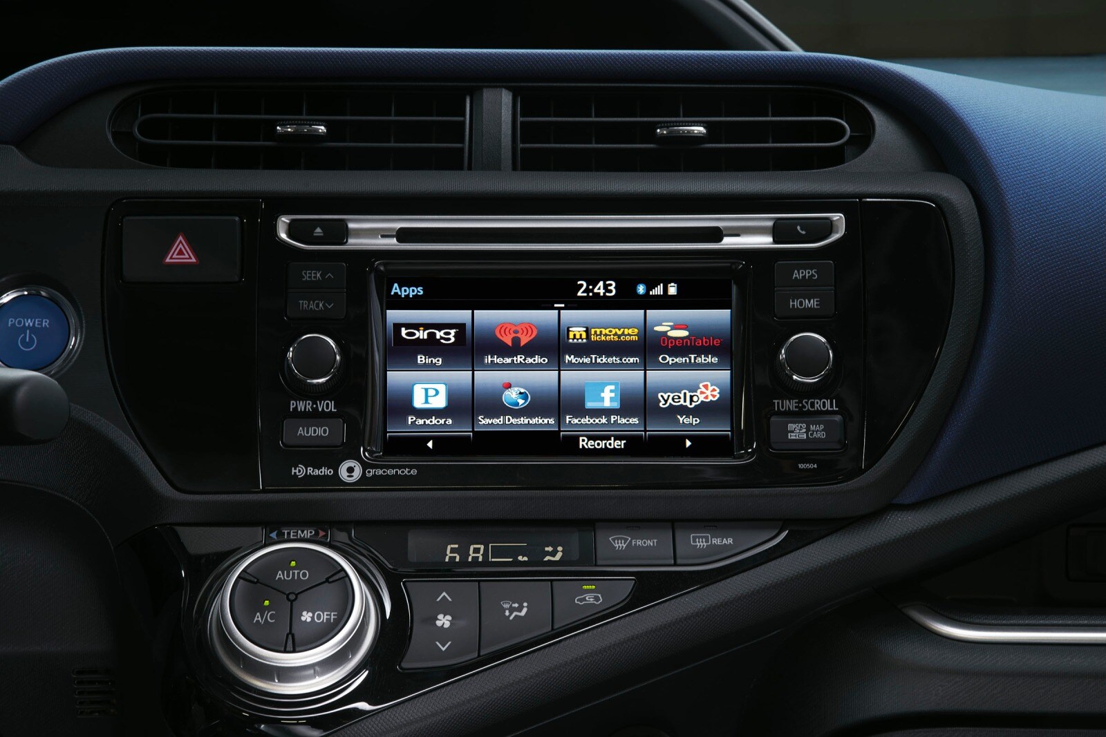 2016 Toyota Prius c front safety CC