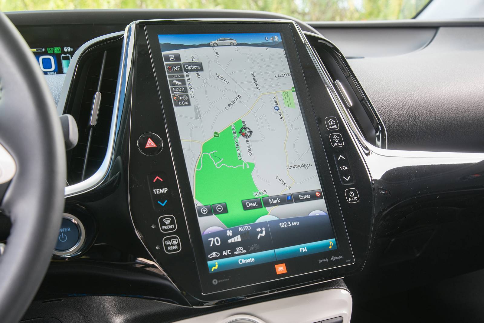 2017 Toyota Prius interior NAVSYS