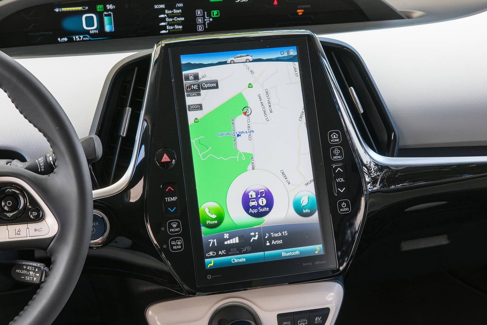 2017 Toyota Prius interior NAVSYS