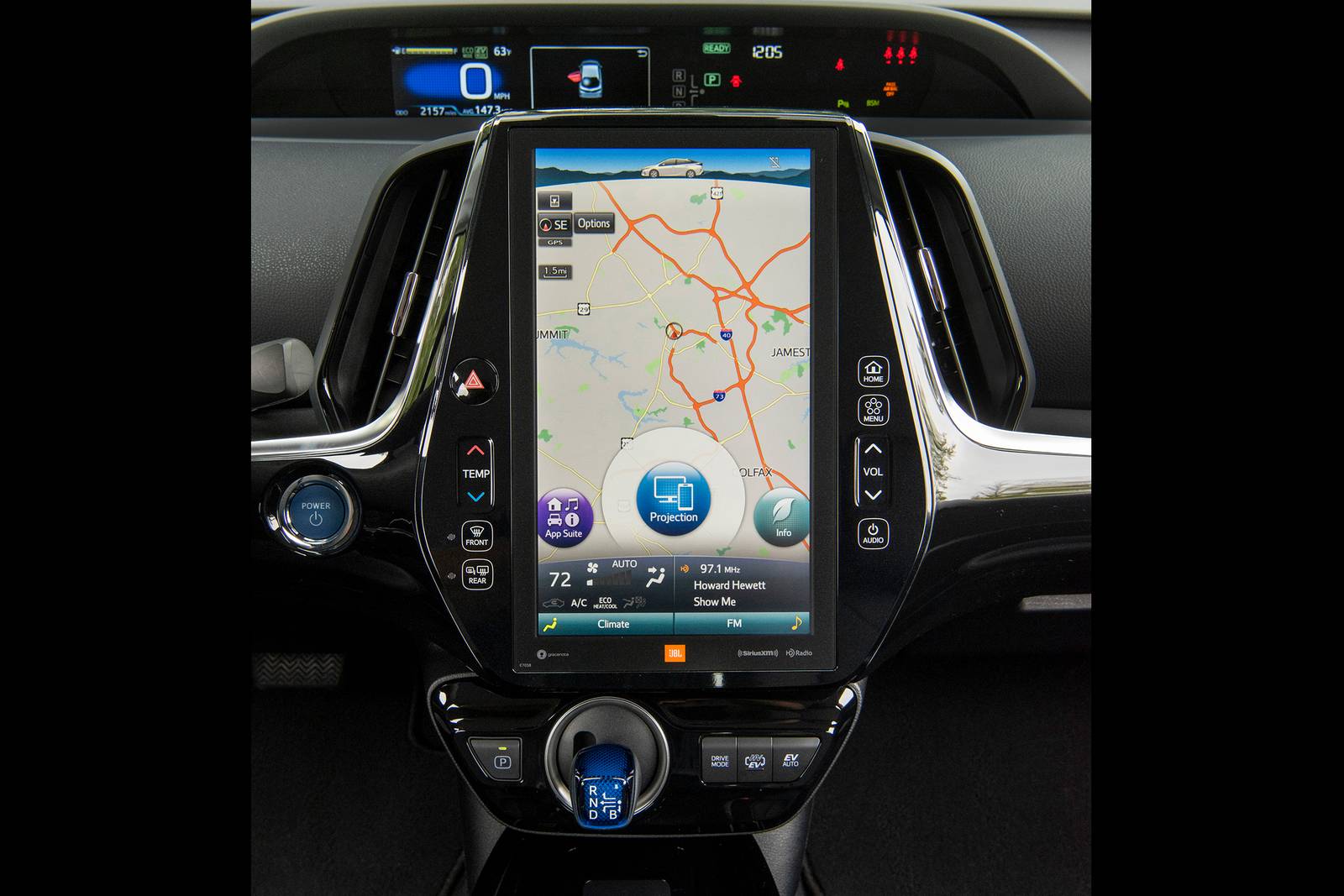 2020 Toyota Prius interior NAVSYS
