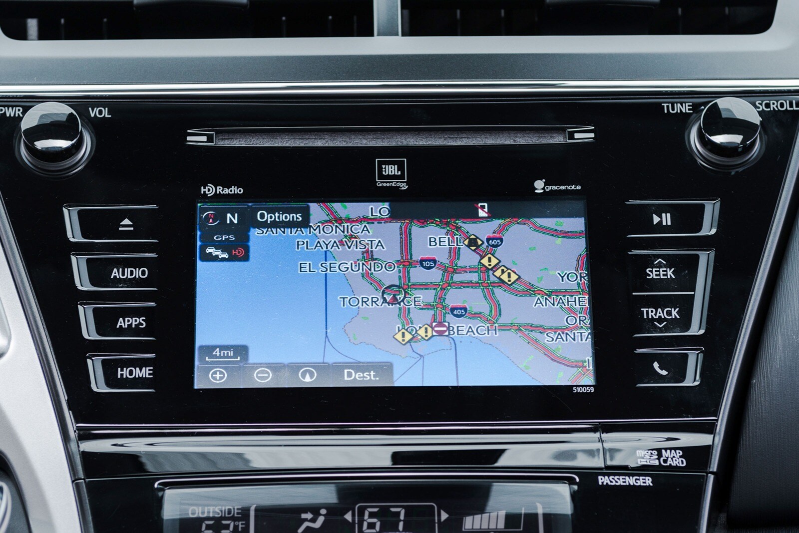 2017 Toyota Prius interior NAVSYS