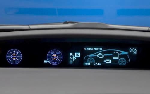 2010 Toyota Prius interior DETAIL