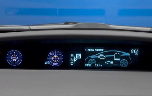 2010 Toyota Prius interior DETAIL