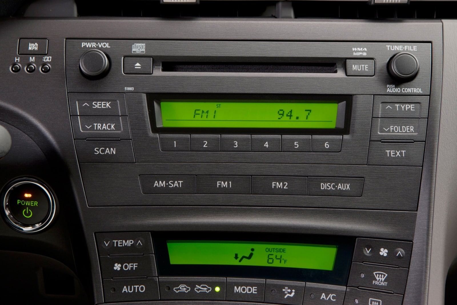 2010 Toyota Prius interior CC