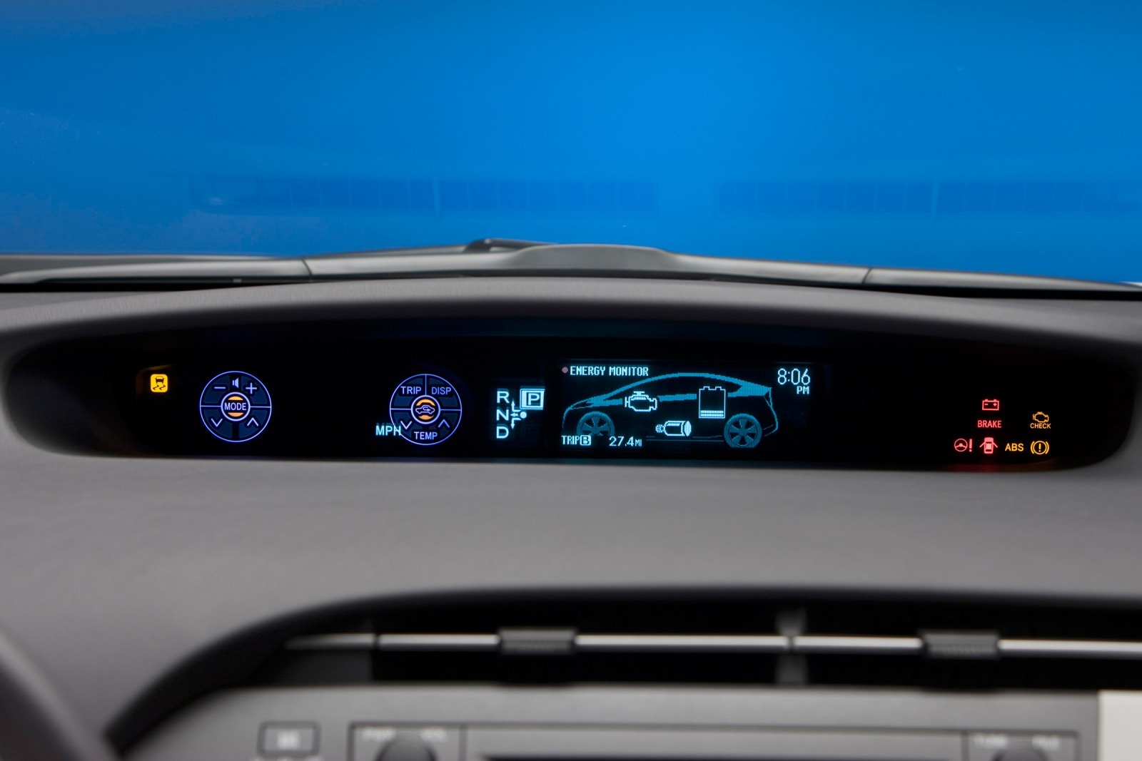 2010 Toyota Prius interior DETAIL