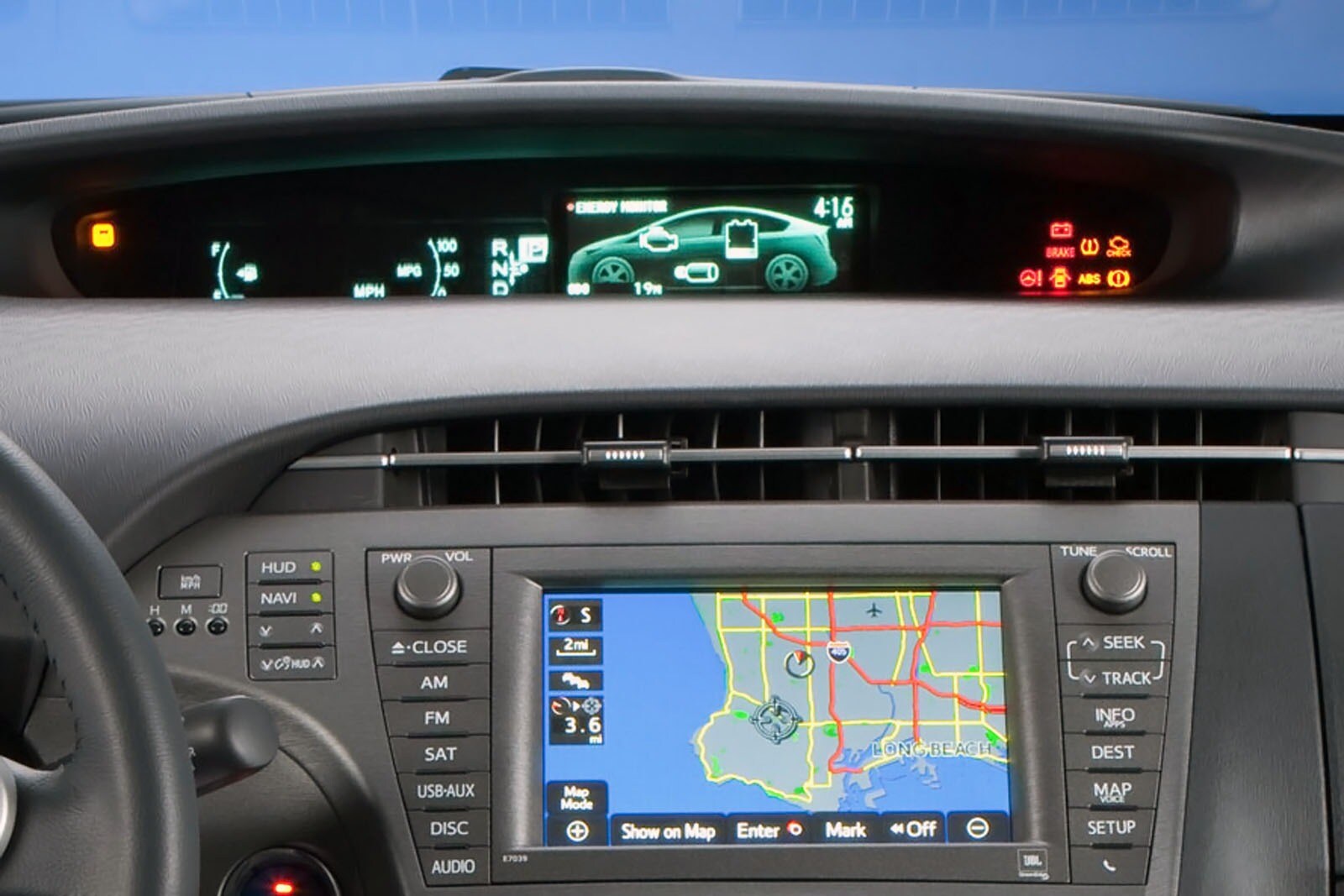 2012 Toyota Prius interior NAVSYS