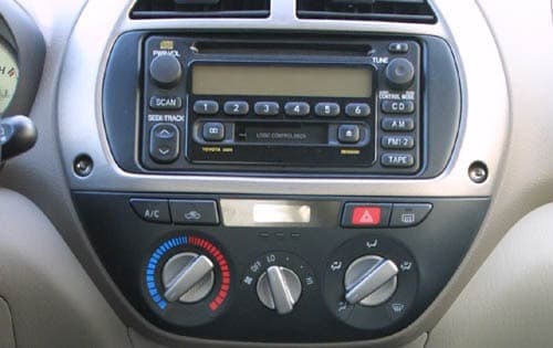 2002 Toyota RAV4 interior CC