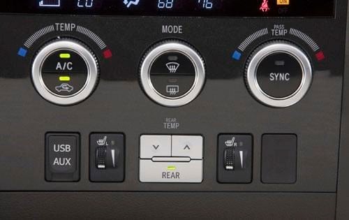 2011 Toyota Sequoia interior CC