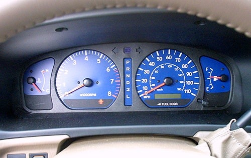 2001 Toyota Sienna interior G