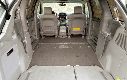 2004 Toyota Sienna interior CARGO
