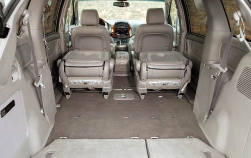2004 Toyota Sienna interior CARGO