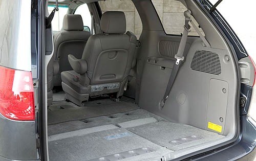 2008 Toyota Sienna interior CARGO