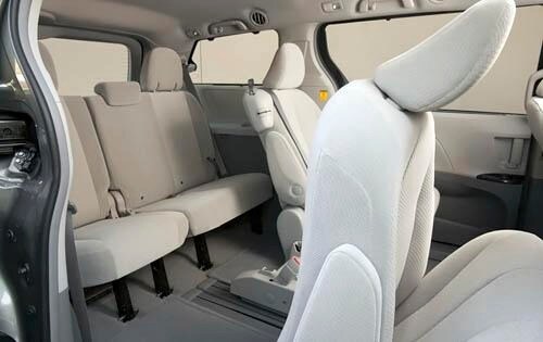 2011 Toyota Sienna interior DETAIL