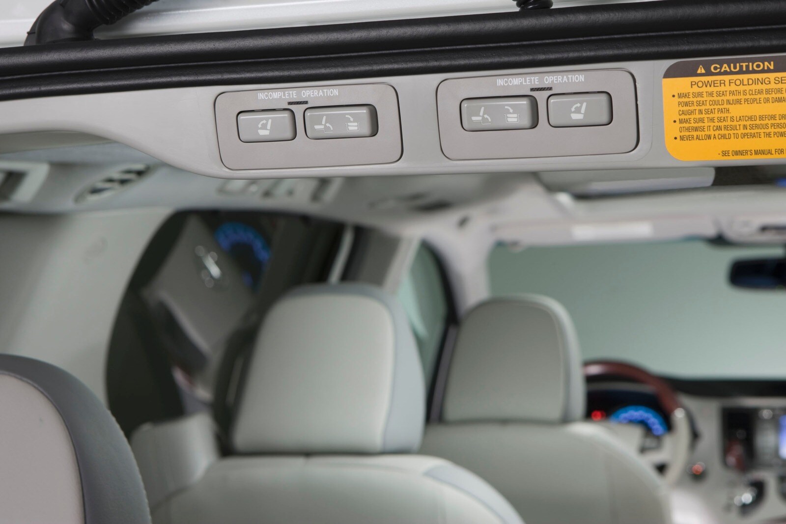 2012 Toyota Sienna interior DETAIL