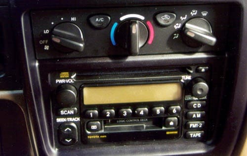 2001 Toyota Tacoma interior CC