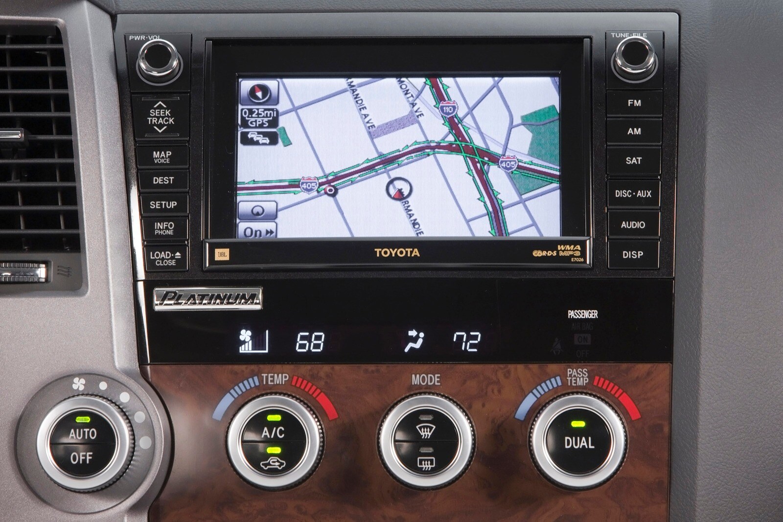 2012 Toyota Tundra interior NAVSYS