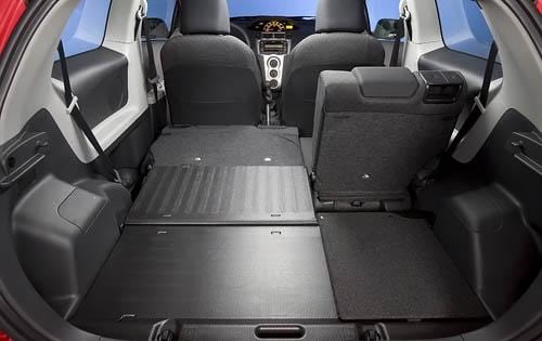 2010 Toyota Yaris interior CARGO