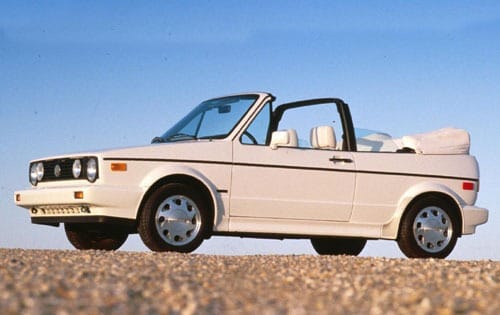 1993 Volkswagen Cabriolet 2 Dr STD Convertible