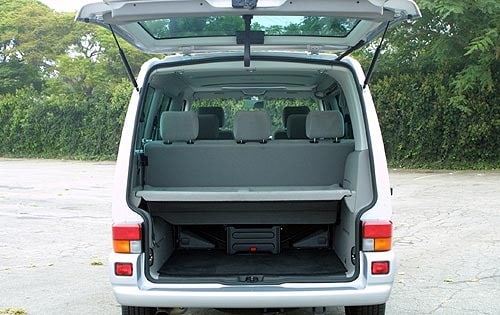 2000 Volkswagen EuroVan interior CARGO