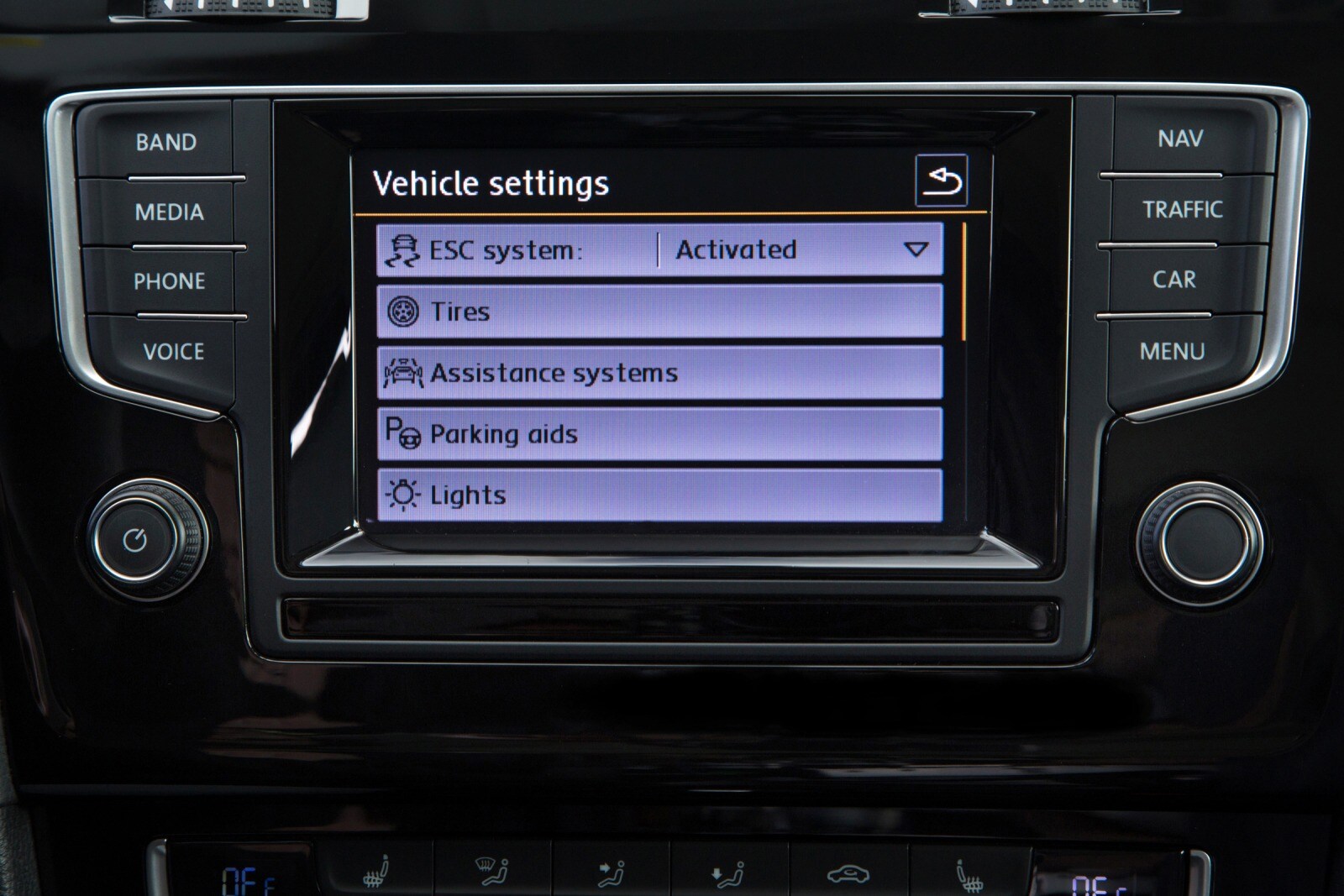 2015 Volkswagen Golf interior CC