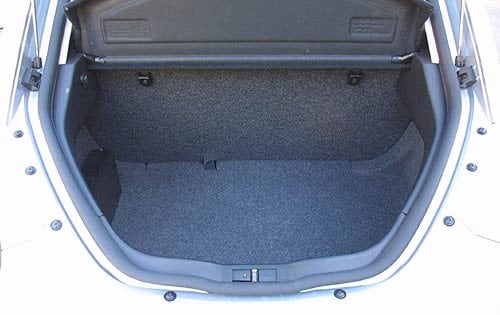 2002 Volkswagen New Beetle interior CARGO