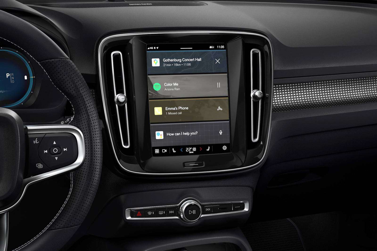 2022 Volvo XC40 Recharge interior CC